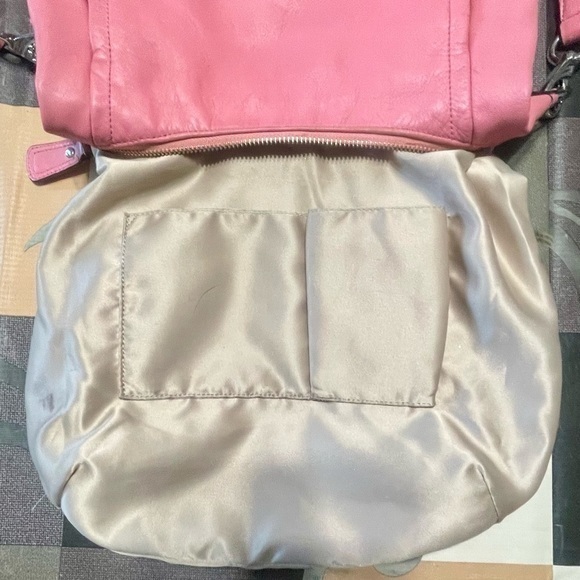 COACH KRISTIN LEATHER Rose/Silver LARGE HOBO F22309 $458 Retail - Picture 9 of 16